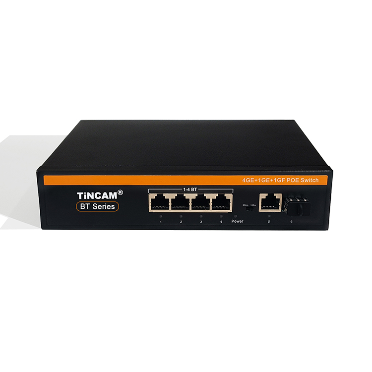 4+1+1 BT(60W) 10/100/1000M POE Switch