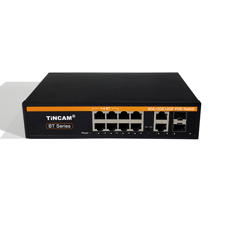 8+2+2 BT(60W) 10/100/1000M POE Switch