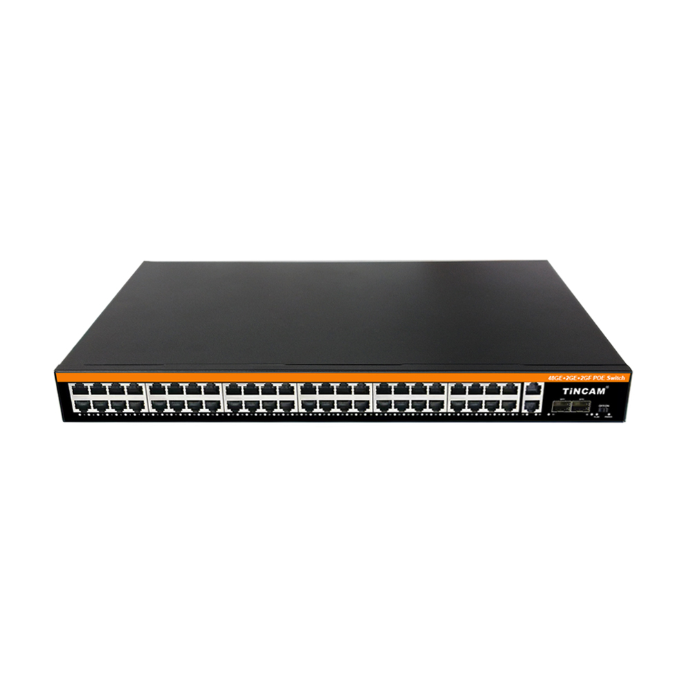 10/100/1000M  48 PoE Ports+2*Uplink+2*SFP desktop POE switch