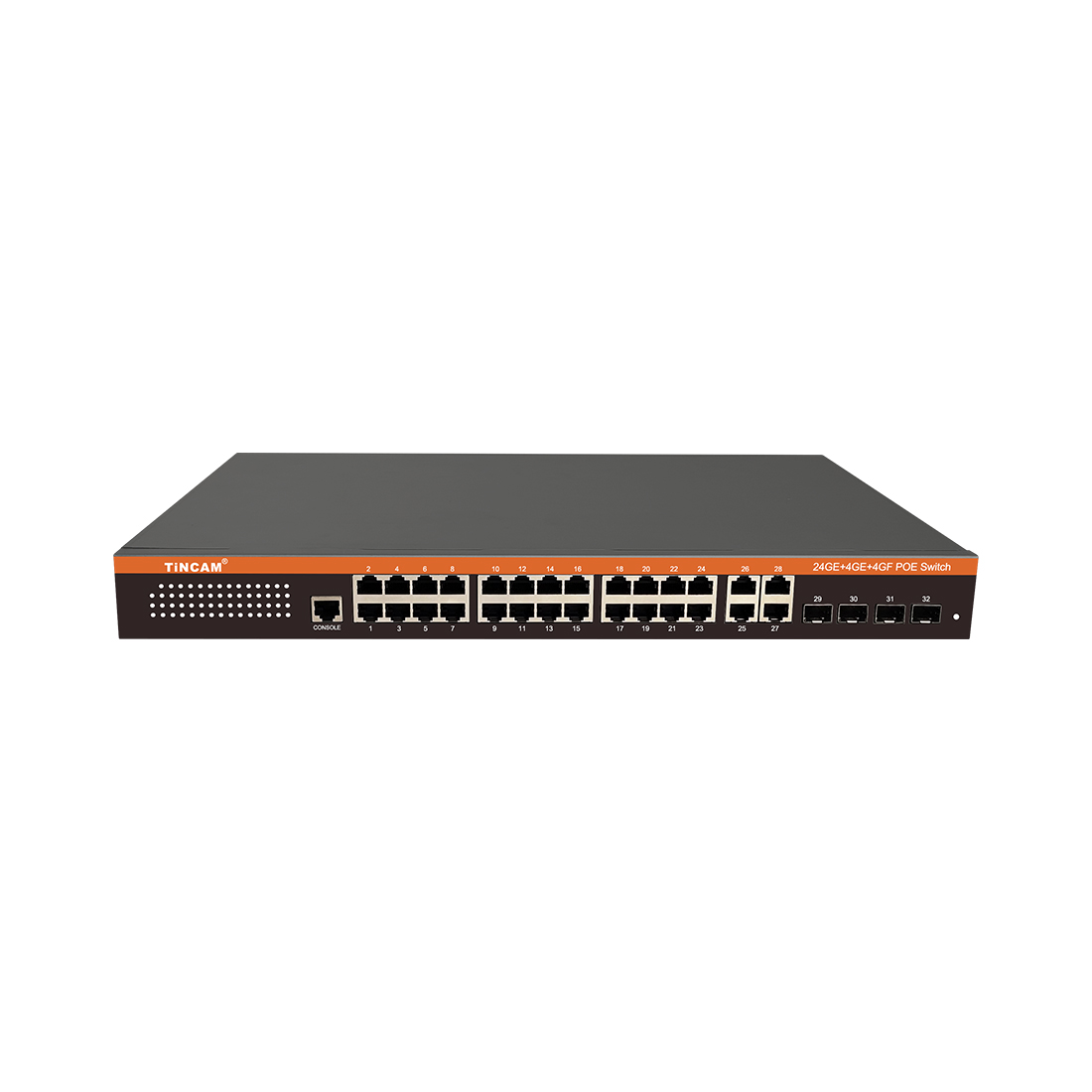10/100/1000M  24 PoE Ports+4*Uplink Ports+4*SFP Fiber PortsPOE switch